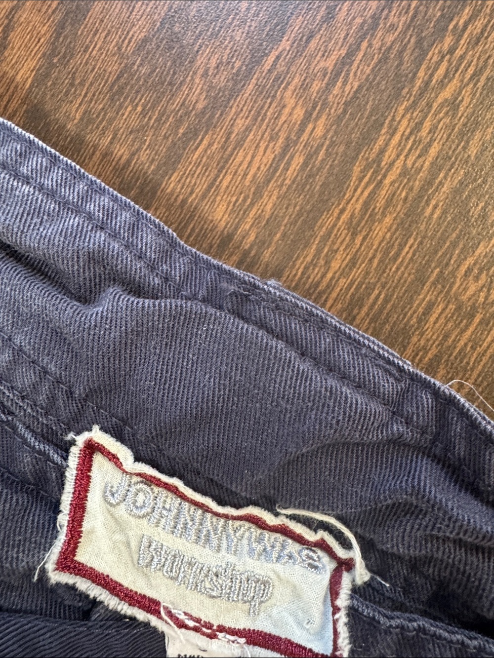 Johnny Was Navy Wide-Leg Pants with Multicolor Floral & Bird Embroidery - Picture 2 of 4